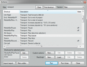 Mapping a MIDI Controller to Reaper’s Transport Controls